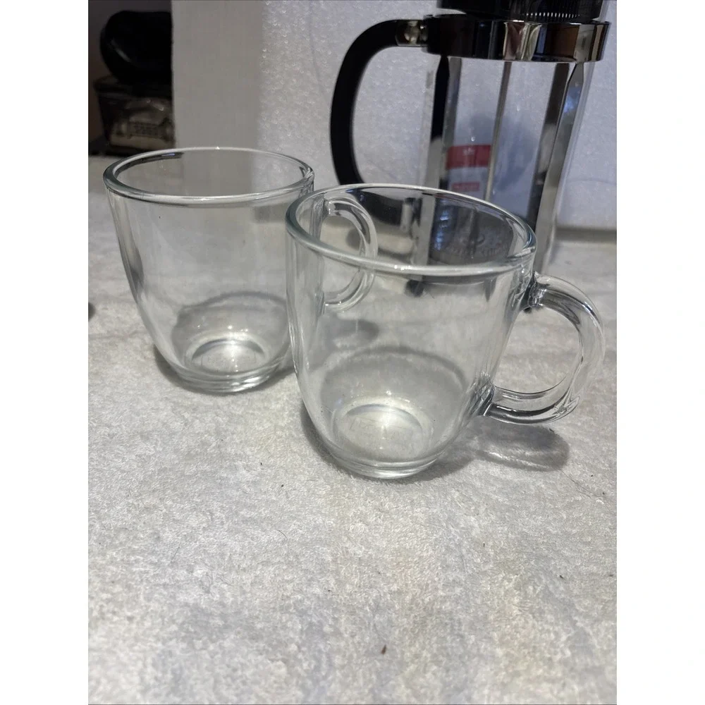 Bodum Black Silver Caffettiera French Press Coffee Maker With Two Glass Mugs Set